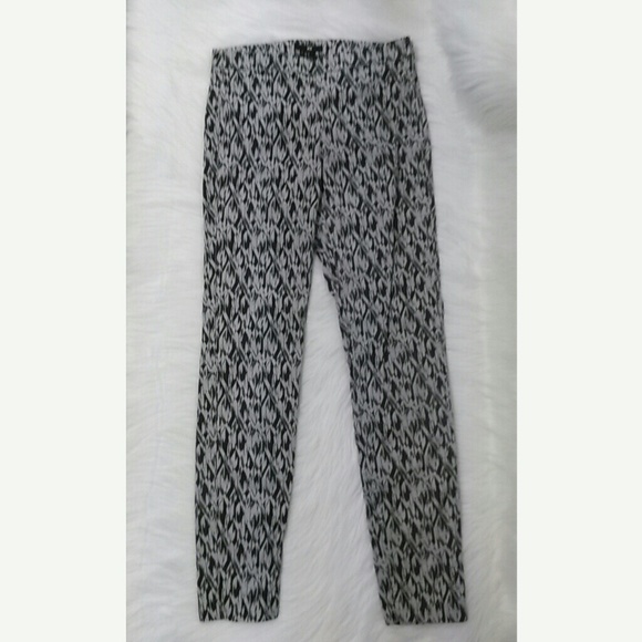 H&M Pants - H&M Black Gray Skinny Stretch Ankle Pants Casual Sz 8